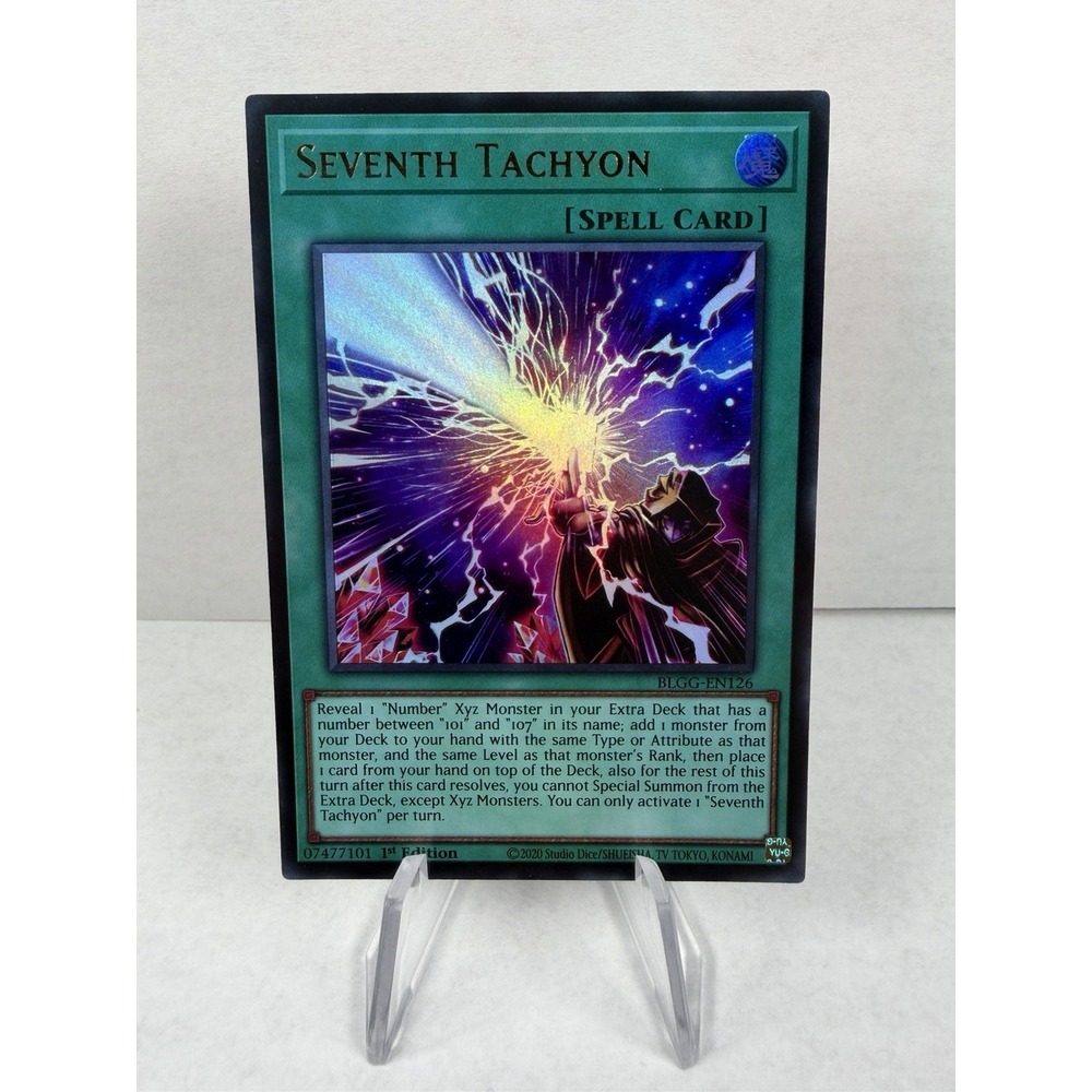 Seventh Tachyon 1st Edition Ultra Rare BLGG-EN126 Yu-Gi-Oh!